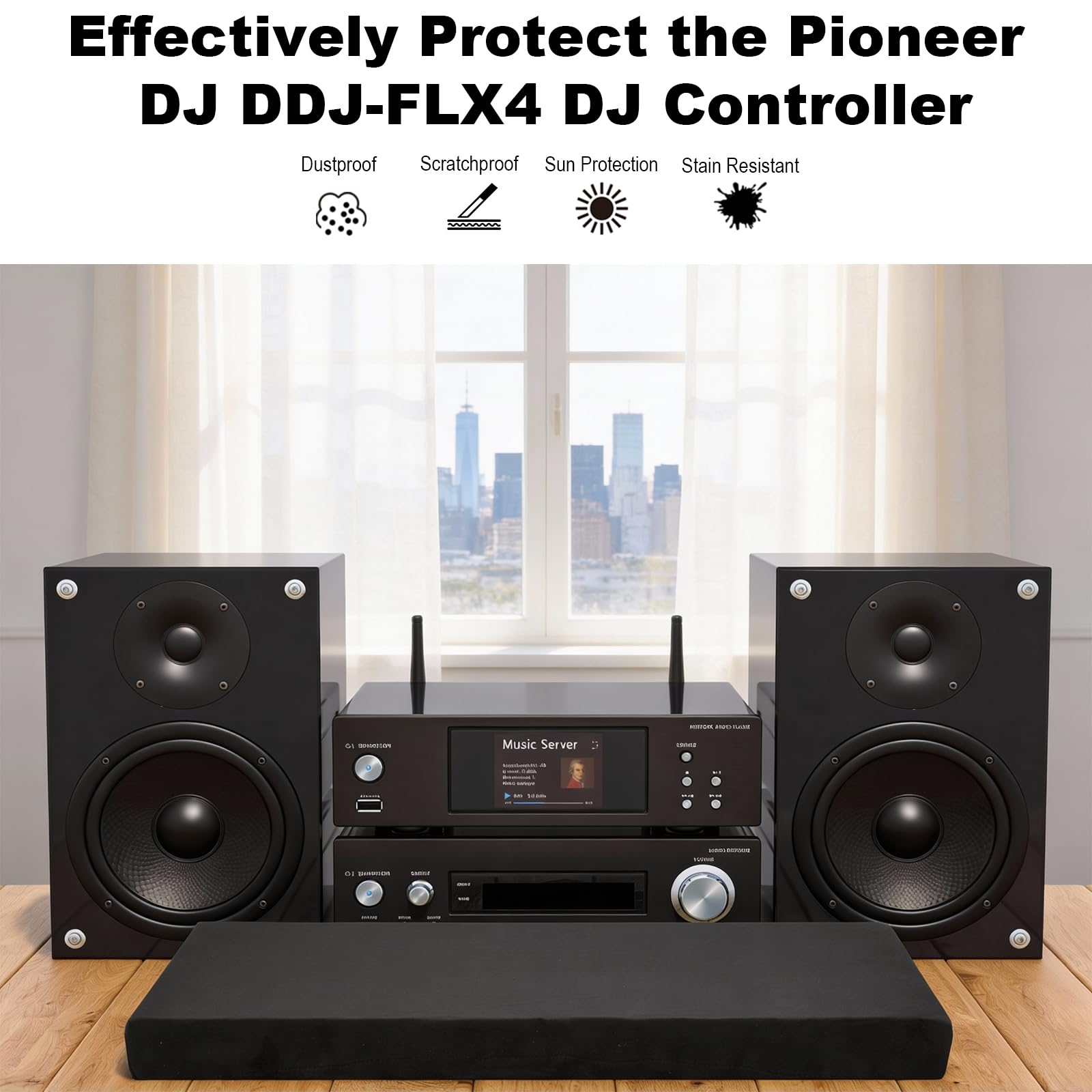 Amazon | TXEsign ストレッチダストカバー Pioneer DJ DDJ-FLX4
